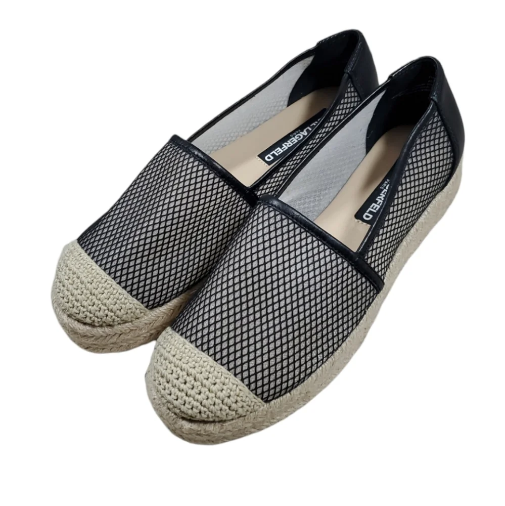 Adila Leather Platform Espadrilles
